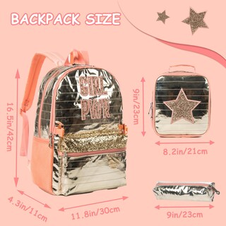Foto 2 | Mochila Escolar Meetbelify con Set de Lonchera - Venta Internacional