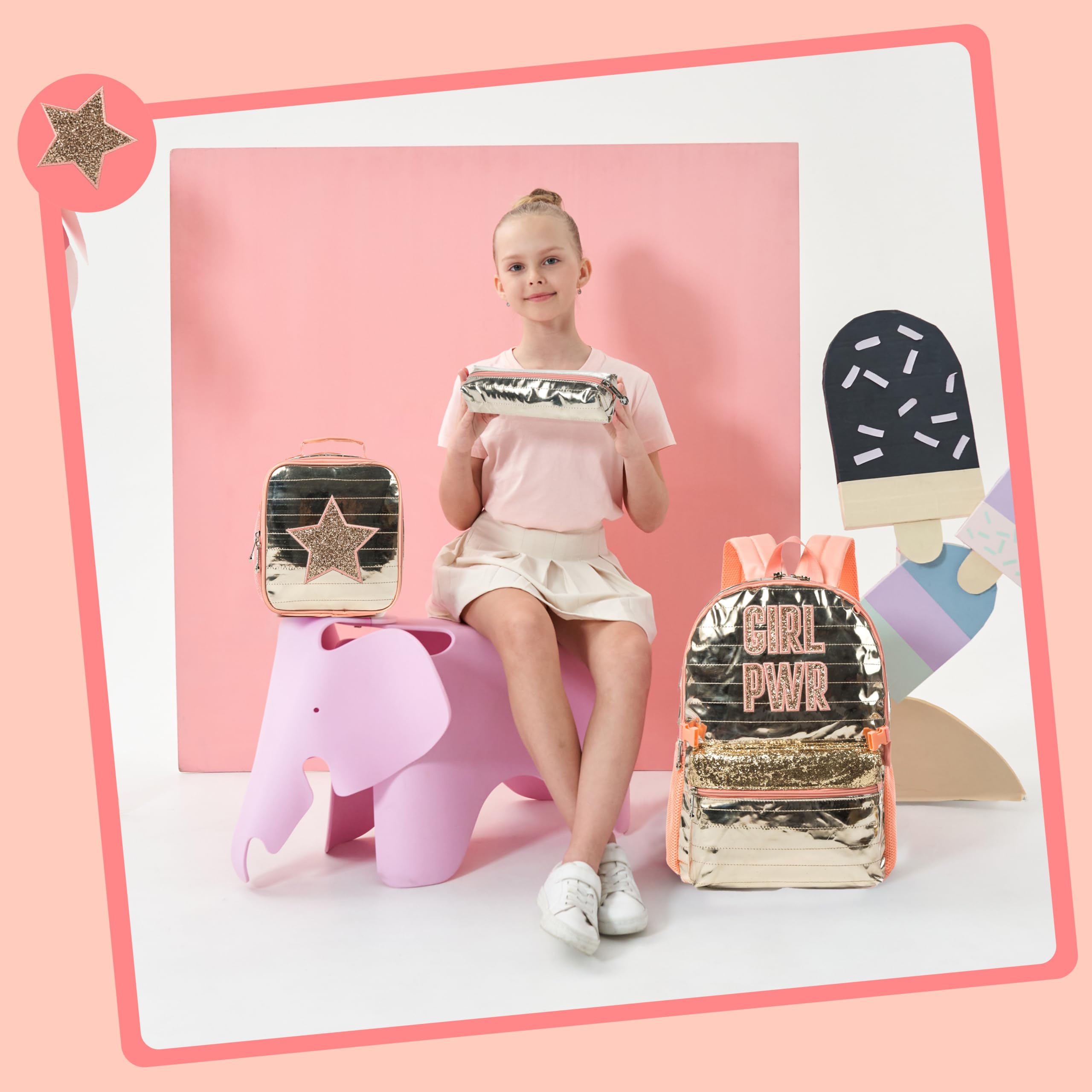 Foto 6 | Mochila Escolar Meetbelify con Set de Lonchera - Venta Internacional