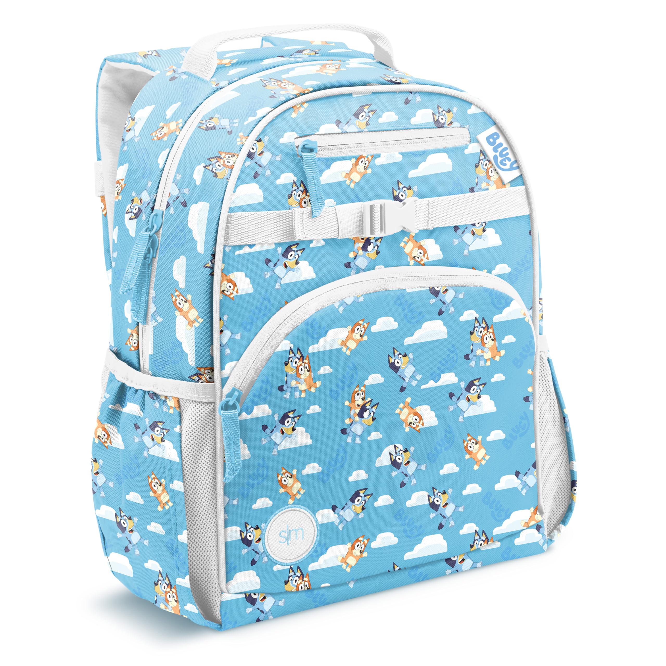 Mochila Simple Modern Bluey Azul - Venta Internacional