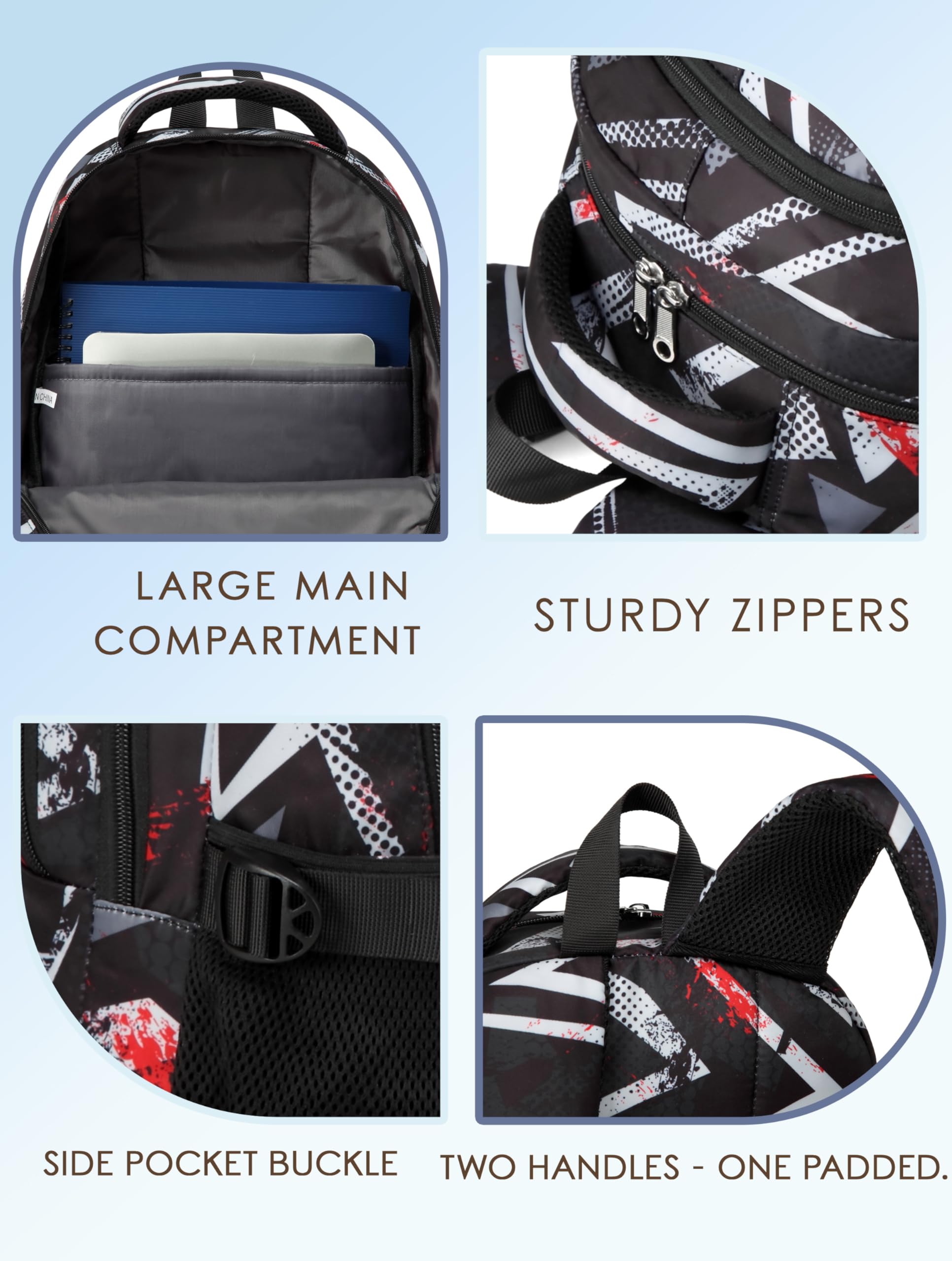 Foto 4 pulgar | Mochila Escolar Bluefairy Negra - Venta Internacional