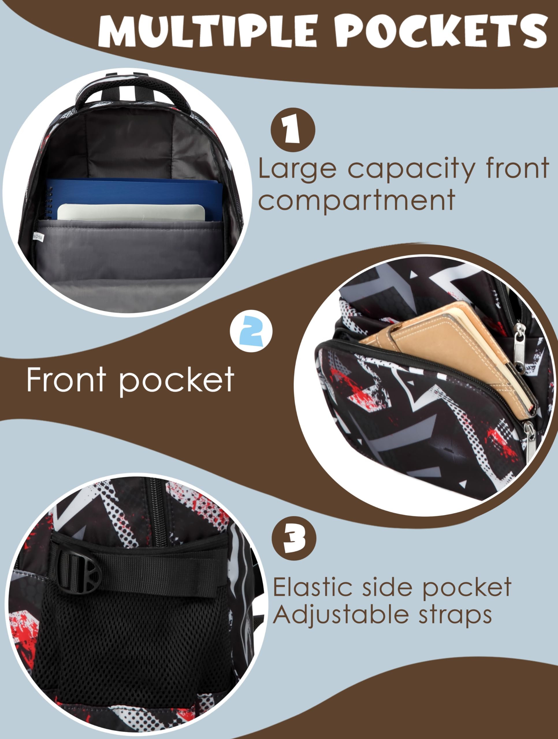 Foto 6 pulgar | Mochila Escolar Bluefairy Negra - Venta Internacional