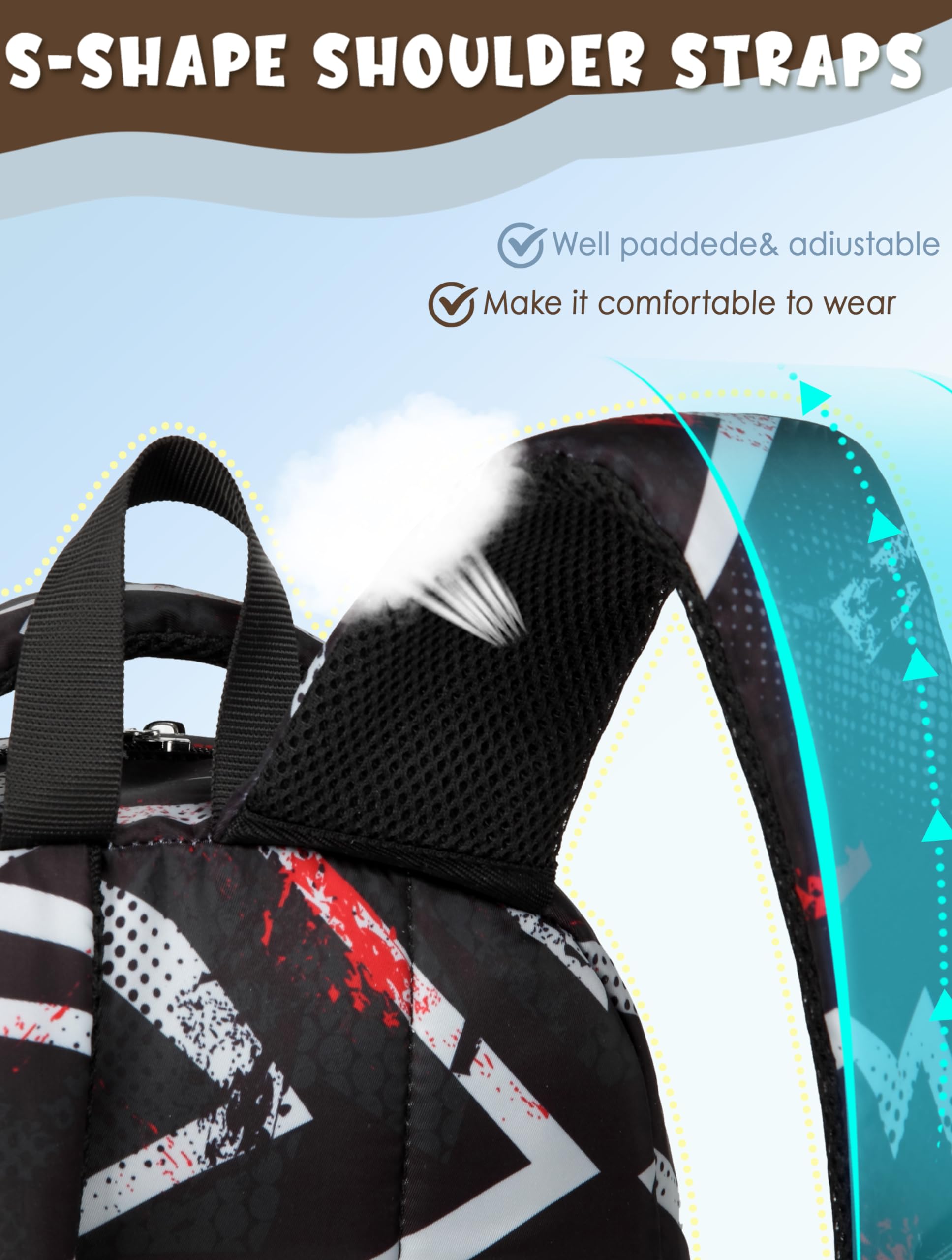 Foto 8 pulgar | Mochila Escolar Bluefairy Negra - Venta Internacional