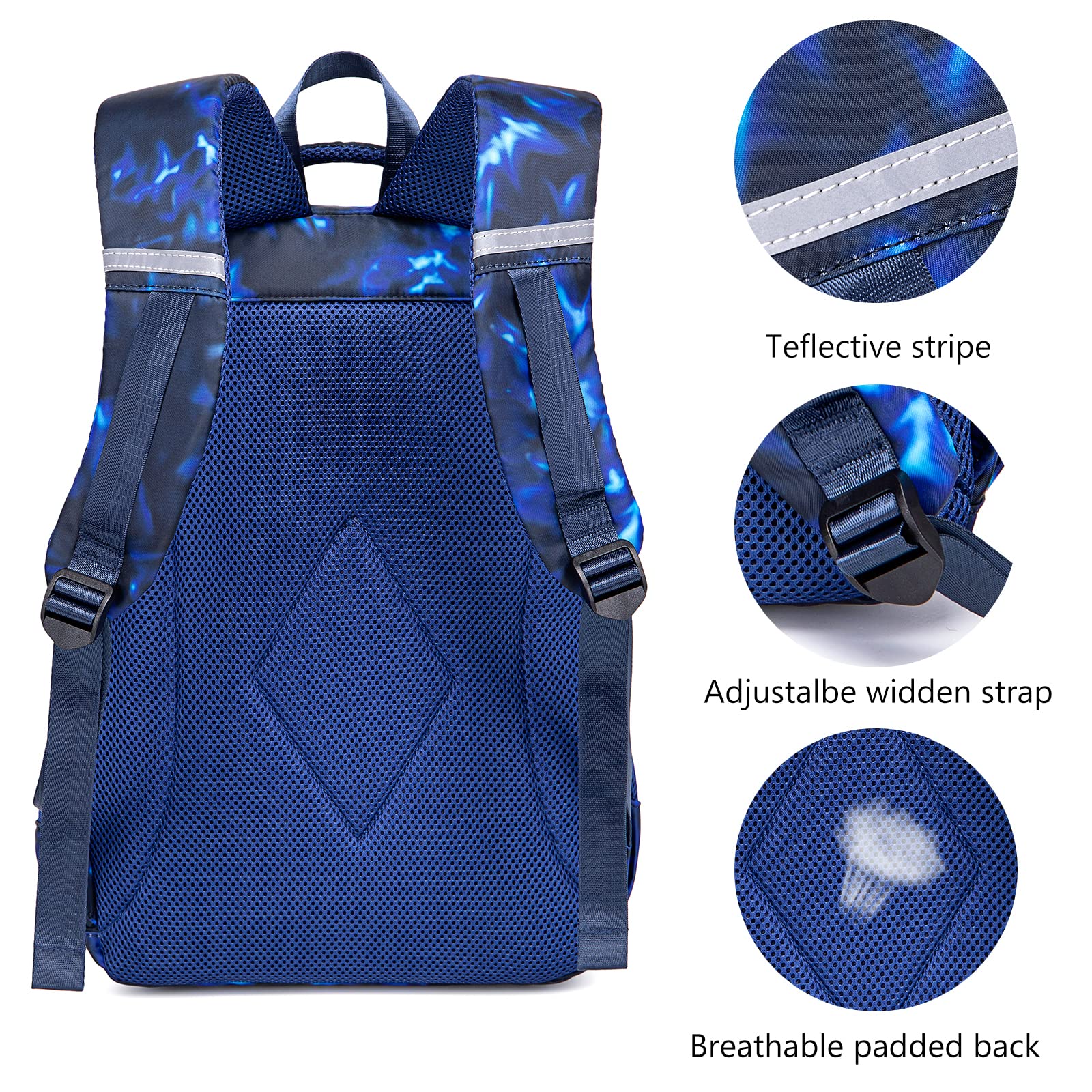 Foto 6 pulgar | Mochila Ledaou con Lonchera y Estuche para Lápices para Niños - Venta Internacional