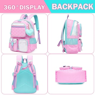 Foto 5 | Mochila Escolar Meetbelify Rosa - Venta Internacional