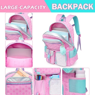 Foto 6 | Mochila Escolar Meetbelify Rosa - Venta Internacional