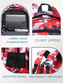 Foto 6 | Mochila Bluefairy Kids Rojo Unisex - Venta Internacional