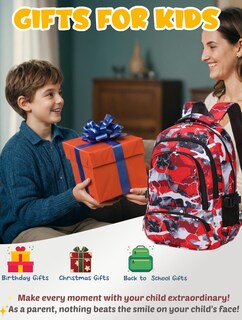 Foto 7 | Mochila Bluefairy Kids Rojo Unisex - Venta Internacional