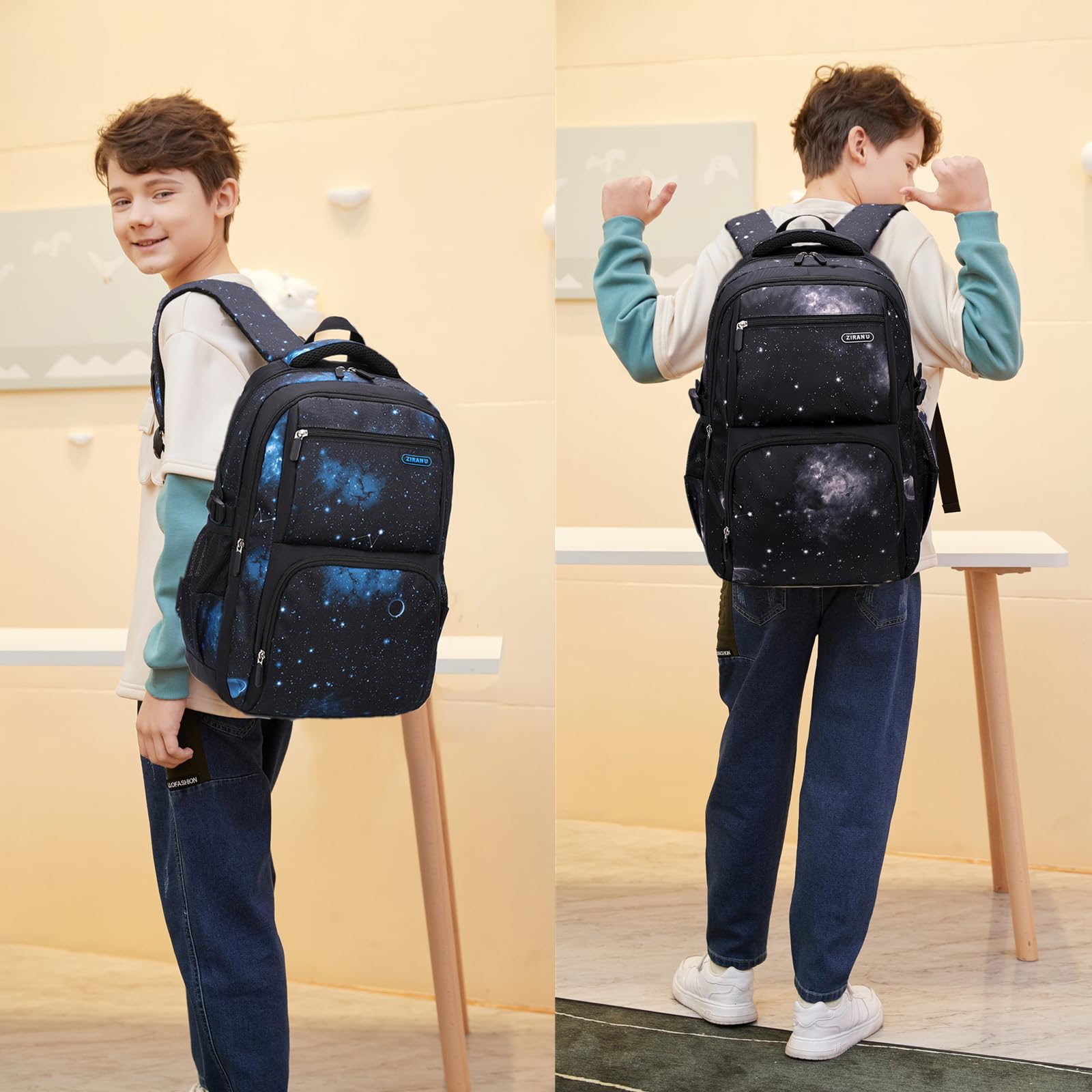 Foto 3 pulgar | Set de Mochila Bansusu Galaxy Unisex - Venta Internacional