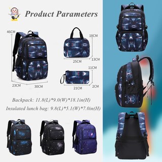 Foto 3 | Set de Mochila Bansusu Galaxy Unisex - Venta Internacional