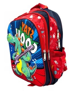 Foto 3 | Mochila Escolar Infantil 3d Con Luz Diseño Dinosaurio Guitarra Rojo