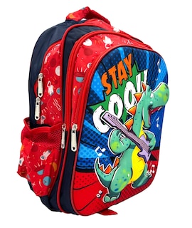 Foto 1 | Mochila Escolar Infantil 3d con Luz Diseño Dinosaurio Guitarra Rojo