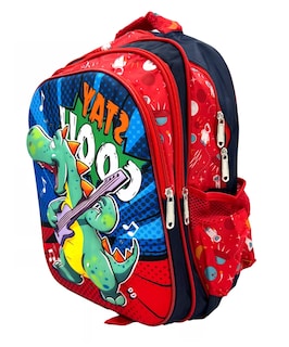 Foto 3 | Mochila Escolar Infantil 3d con Luz Diseño Dinosaurio Guitarra Rojo