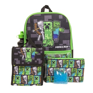 Foto 1 | Set de Mochila Ralme Minecraft con Lonchera para Niños y Niñas - Venta Internacional