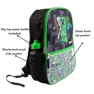 Foto 5 | Set de Mochila Ralme Minecraft con Lonchera para Niños y Niñas - Venta Internacional