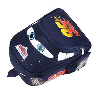 Foto 1 | Mochila Preescolar Auto 3d Animados Para Niños Cars Azul Oscuro