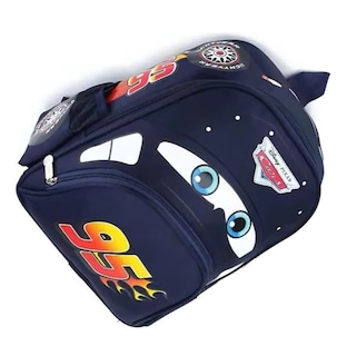 Foto 3 | Mochila Preescolar Auto 3d Animados Para Niños Cars Azul Oscuro