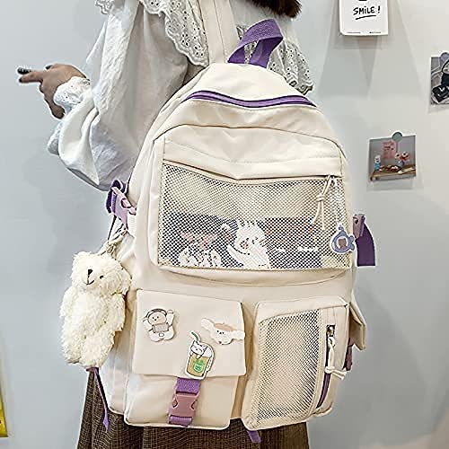 Foto 7 pulgar | Mochila Ggoob Kawaii Ivory Impermeable Para Colegiala - Venta Internacional.