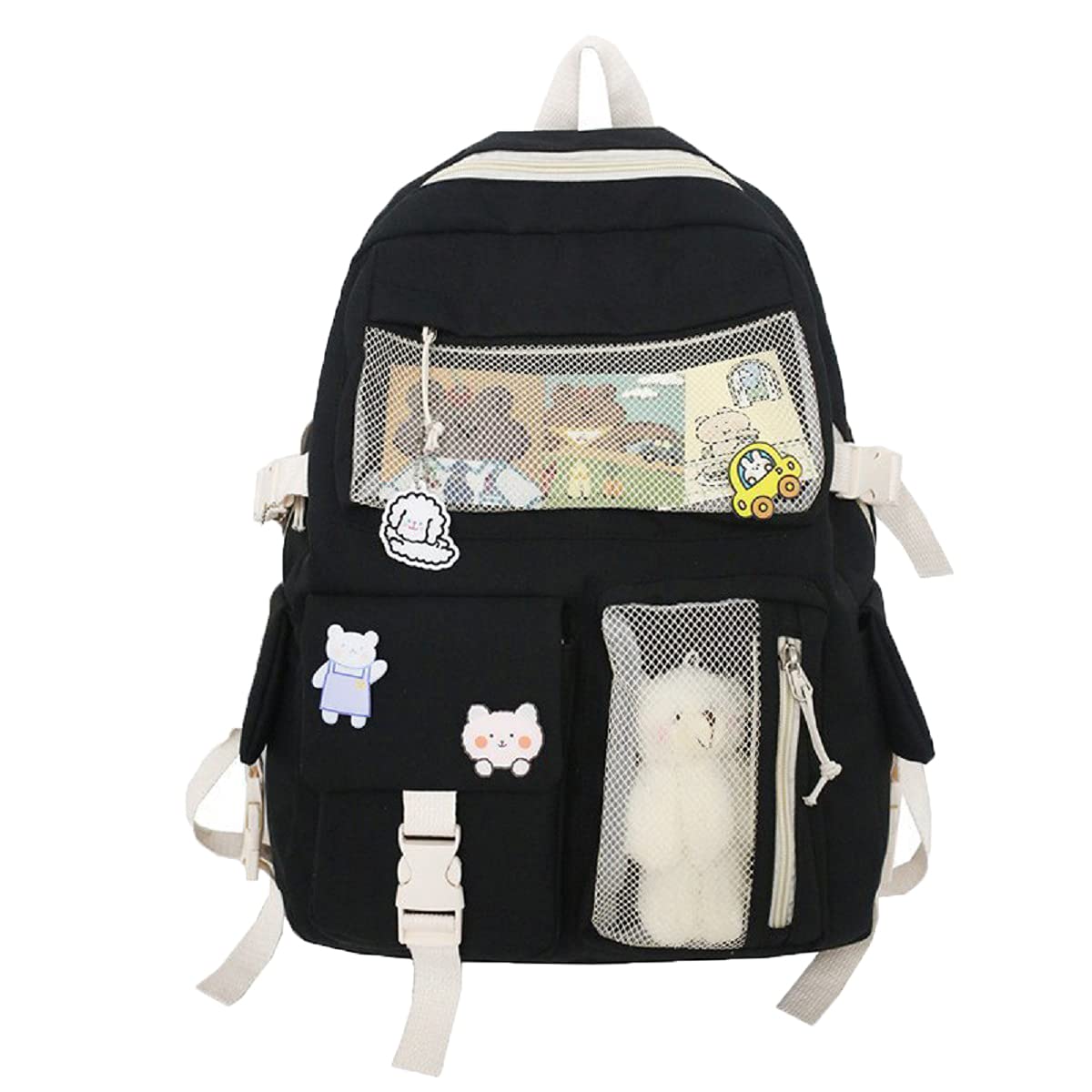 Mochila Ggoob Kawaii Con Alfiler Y Accesorios Para Colegiala - Venta Internacional.