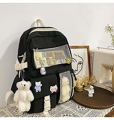 Foto 4 pulgar | Mochila Ggoob Kawaii Con Alfiler Y Accesorios Para Colegiala - Venta Internacional.