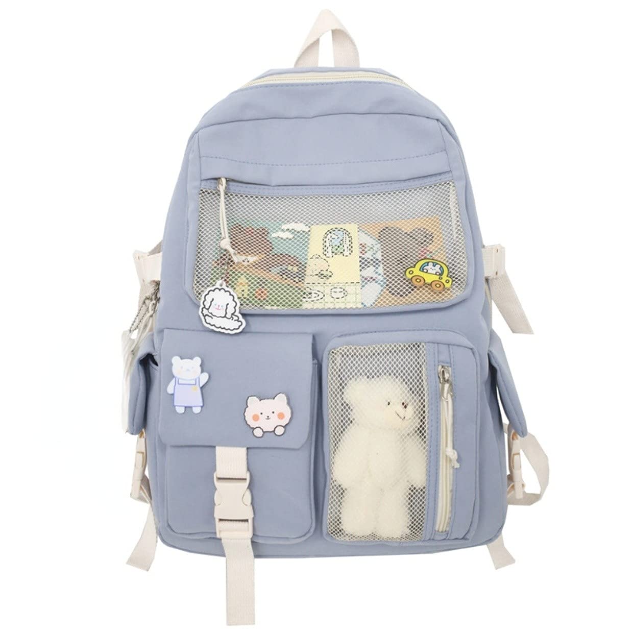 Mochila Ggoob Kawaii Con Alfiler Y Accesorios Para Colegiala - Venta Internacional.