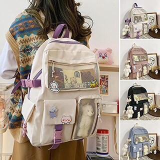 Foto 2 | Mochila Ggoob Kawaii Con Alfiler Y Accesorios Para Colegiala - Venta Internacional.