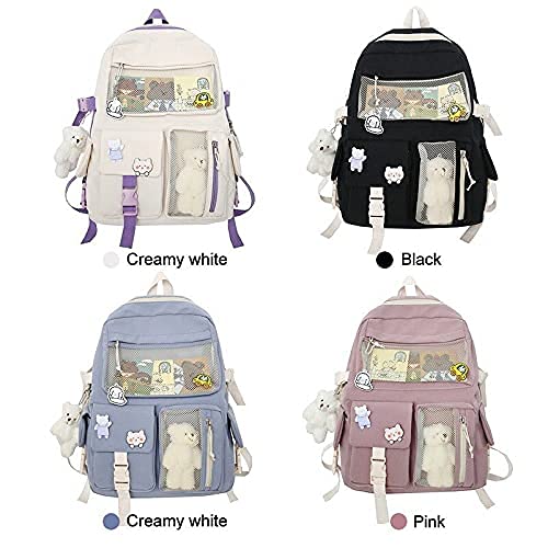 Foto 8 pulgar | Mochila Ggoob Kawaii De Lona De Nailon Impermeable 32 X 11 X 43 Cm, Color Rosa - Venta Internacional.