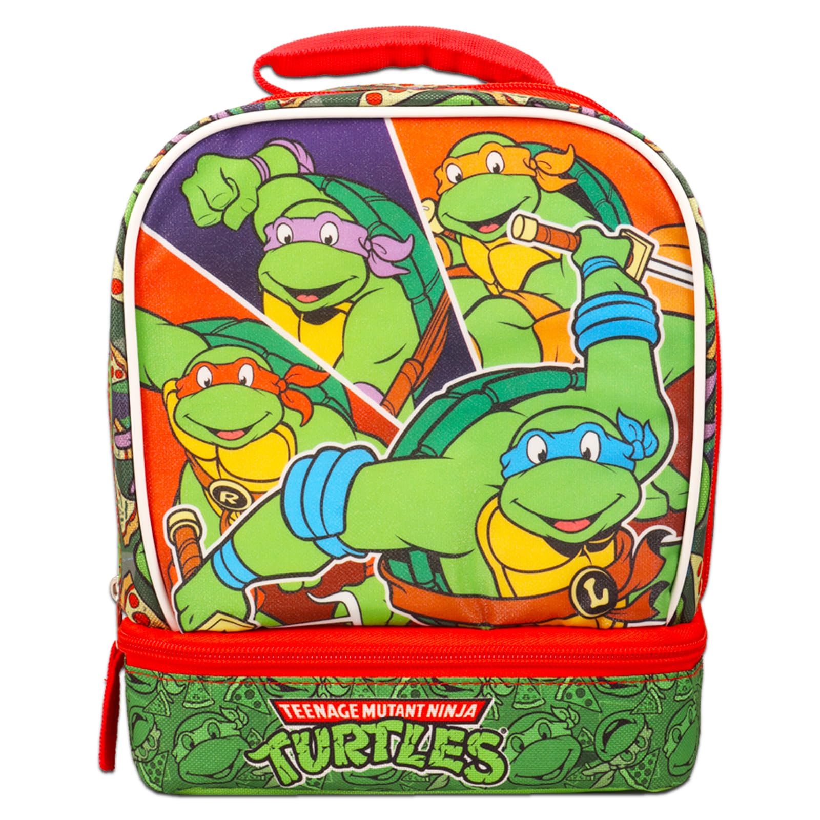 Foto 3 pulgar | Set De Mochilas Teenage Mutant Ninja Turtles Para Niños Con Lonchera - Venta Internacional.