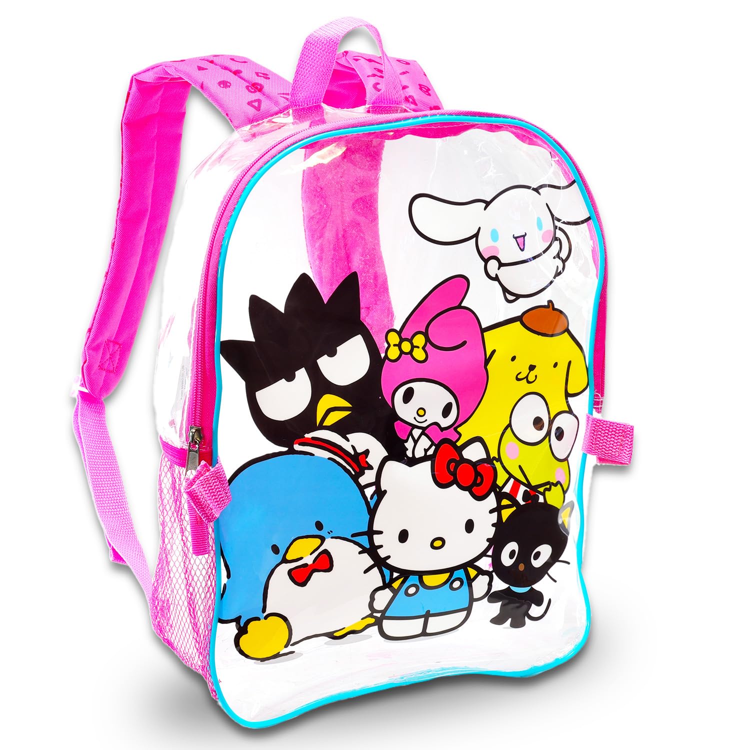 Foto 3 pulgar | Mochila Hello Kitty Transparente Para La Escuela Con Lonchera Y Botella - Venta Internacional.