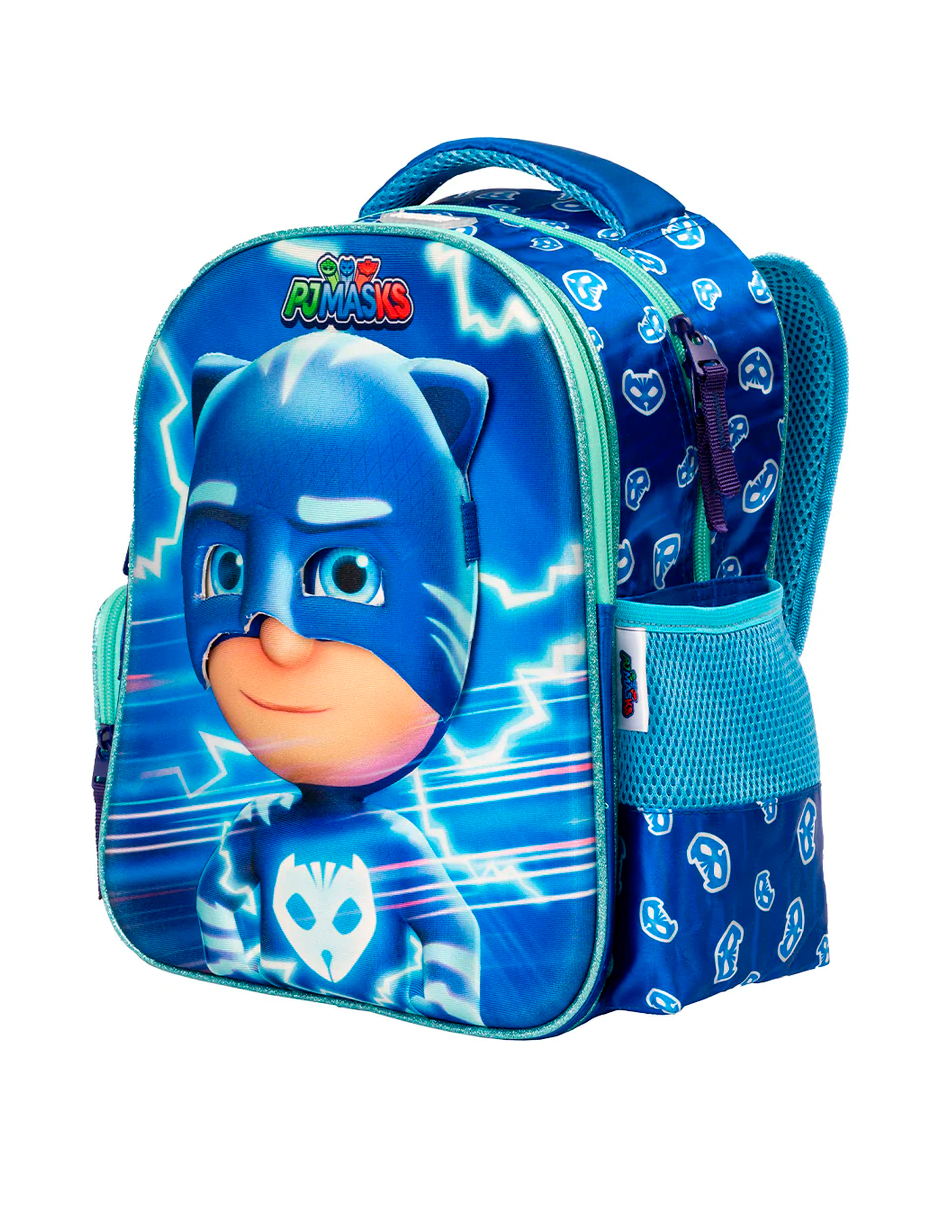 Foto 3 pulgar | Mochila Para Niño Connor Pj Mask Azul Preescolar Kinder