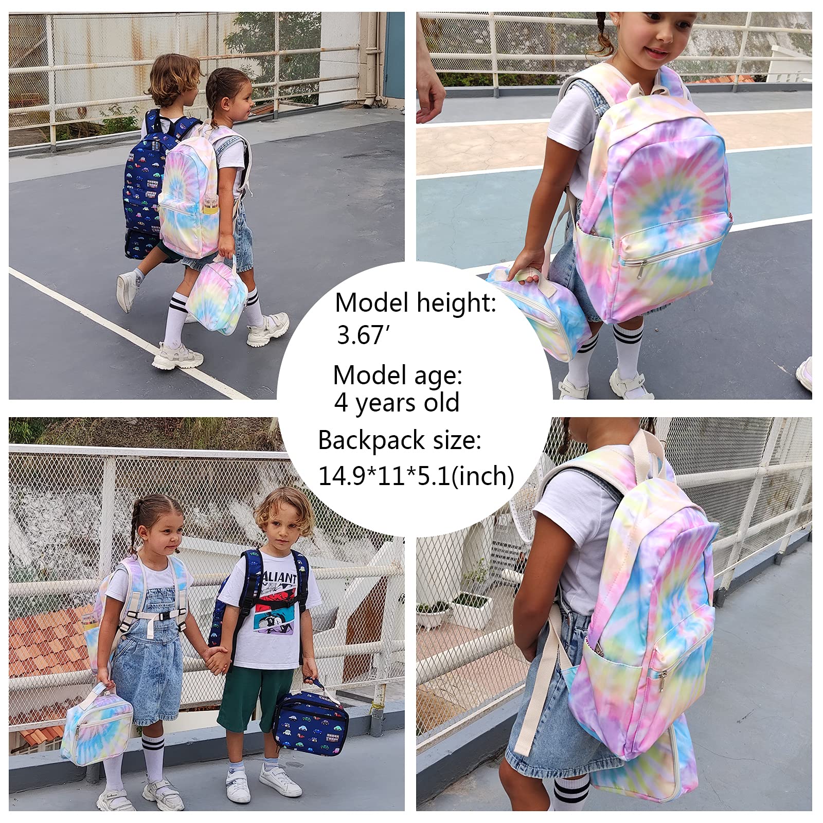 Foto 5 pulgar | Mochila Camtop Multicolor con Lonchera para Niños - Venta Internacional
