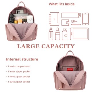 Foto 3 | Mochila Montana West Rosa para Mujer - Venta Internacional