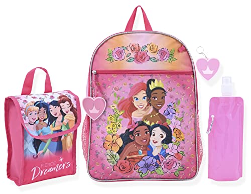 Foto 2 pulgar | Mochila Disney Princess Para Niñas Y Niños Pequeños +6 Piezas - Venta Internacional.