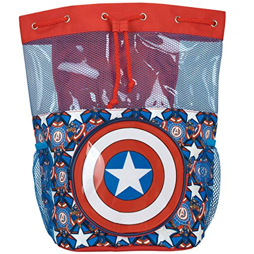 Foto 3 pulgar | Bolsa De Natación Marvel Kids Captain America - Venta Internacional.