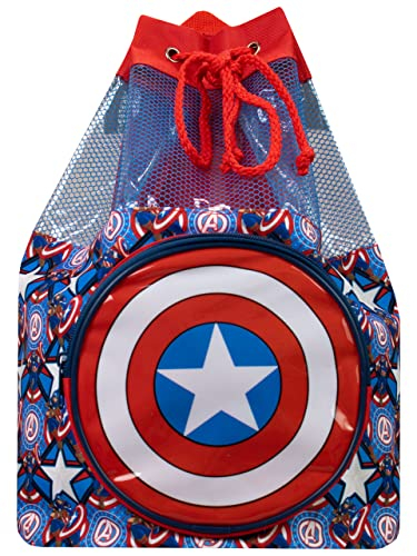 Foto 6 pulgar | Bolsa De Natación Marvel Kids Captain America - Venta Internacional.