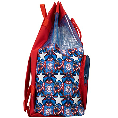 Foto 8 pulgar | Bolsa De Natación Marvel Kids Captain America - Venta Internacional.