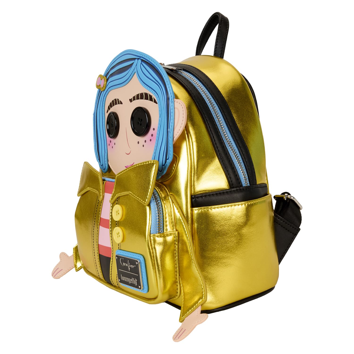 Foto 3 pulgar | Mochila Loungefly Laika Coraline Cat Cosplay Para Niños - Venta Internacional.