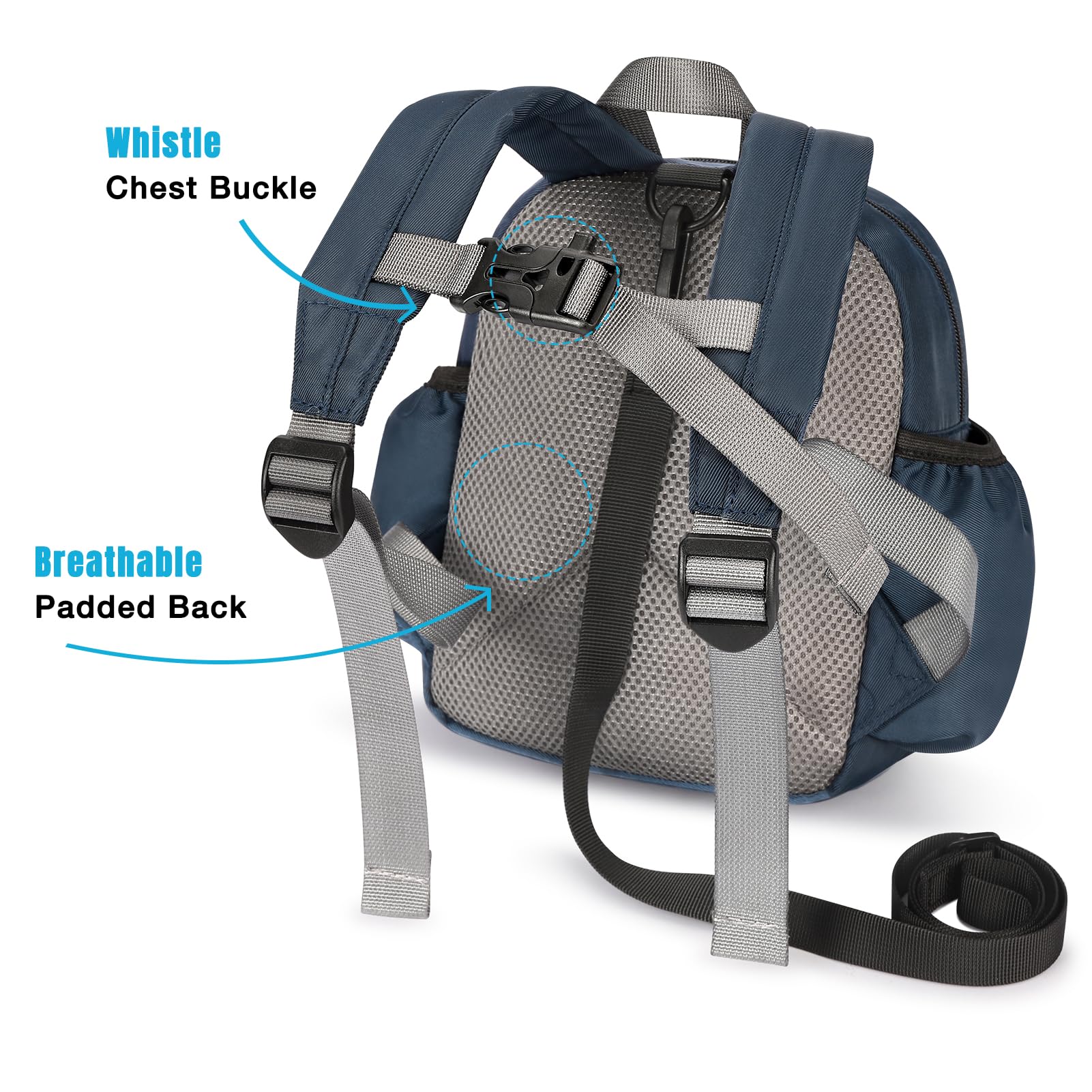 Foto 5 pulgar | Correa De Mochila Para Niños Pequeños Steamedbun De 1 A 3 Años Con Hebilla En El Pecho - Venta Internacional.