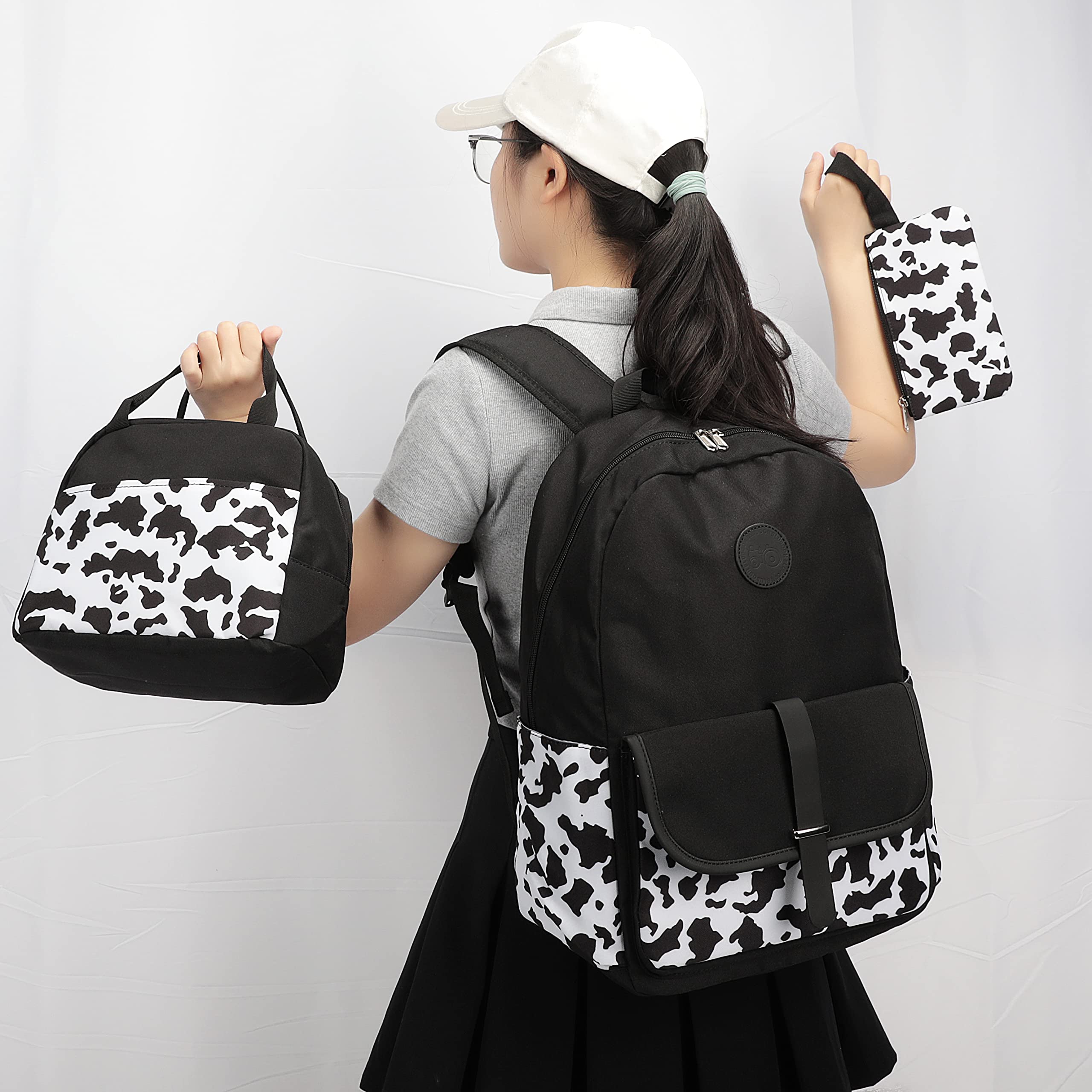 Foto 3 pulgar | Mochila Bluboon Gils Bookbags De Escuela Secundaria Para Adolescentes Y Niñas - Venta Internacional.