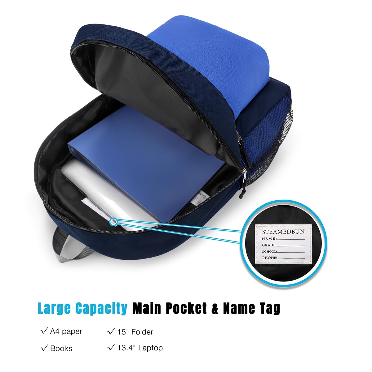 Foto 5 pulgar | Mochila Steamedbun Kids Para Niños de 3 a 6 Años Resistente al Agua - Venta Internacional