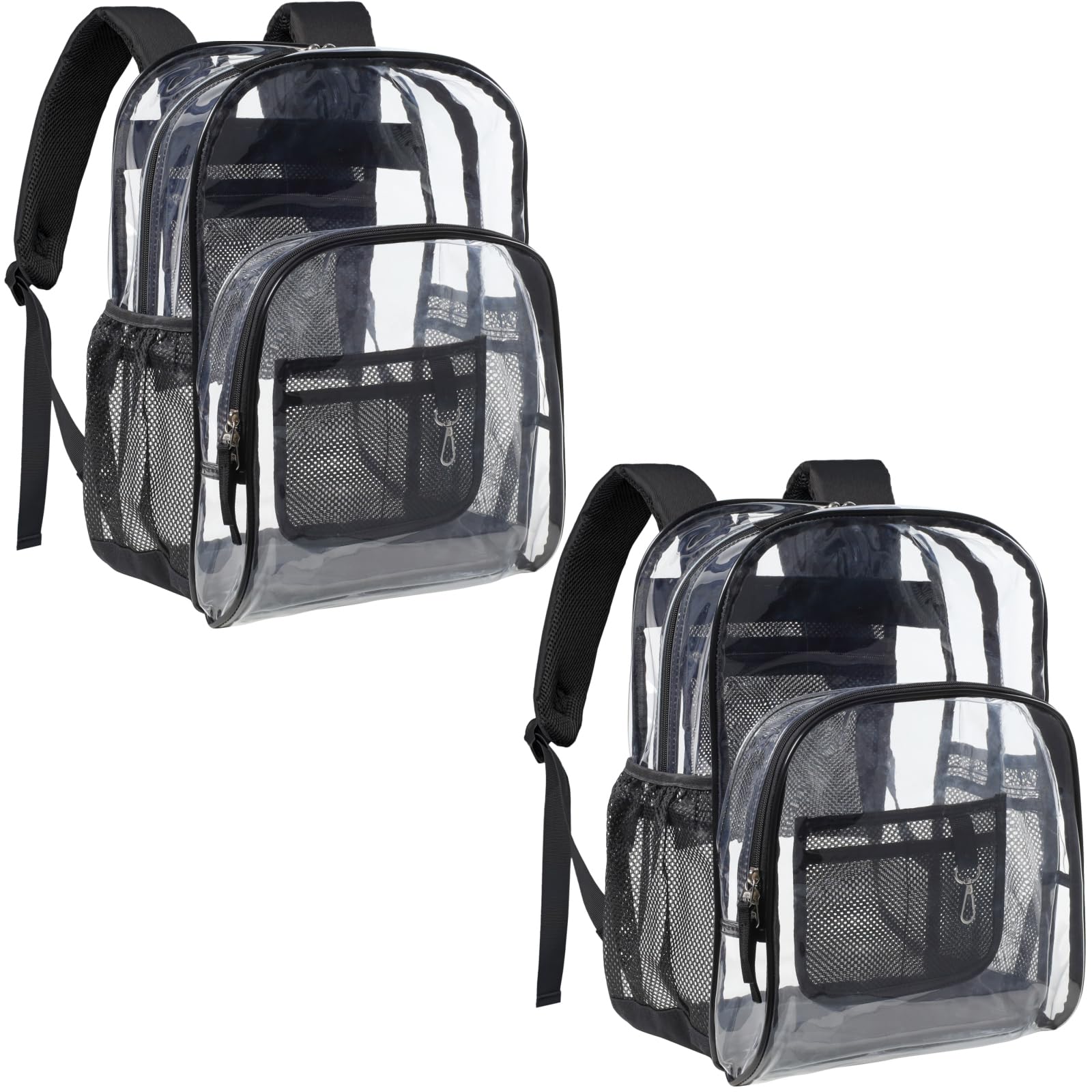 Foto 2 pulgar | Mochila Transparente Packism Heavy Duty, Transparente, Paquete De 2 Unidades, Negra - Venta Internacional.