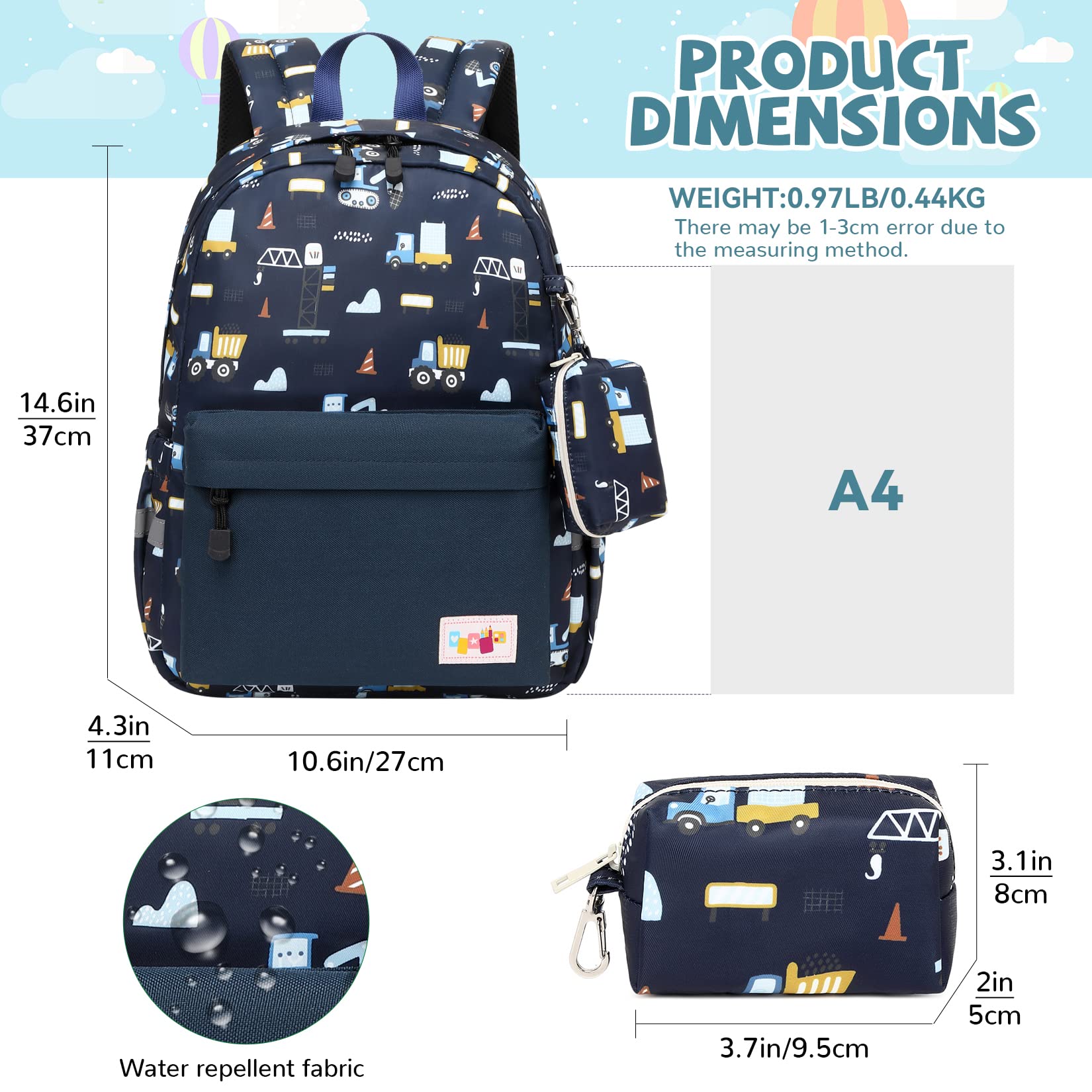 Foto 3 pulgar | Mochila Mygreen Azul-Venta Internacional