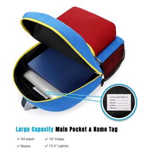 Foto 3 | Mochila Steamedbun Azul Infantil-Venta Internacional