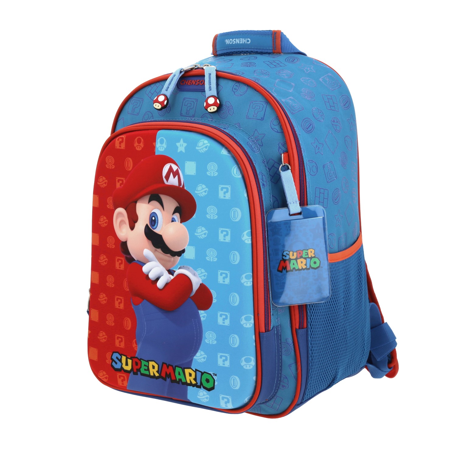 Foto 2 | Mochila Escolar Grande Primaria Chenson Mario Bros Dulp Mb66078-9