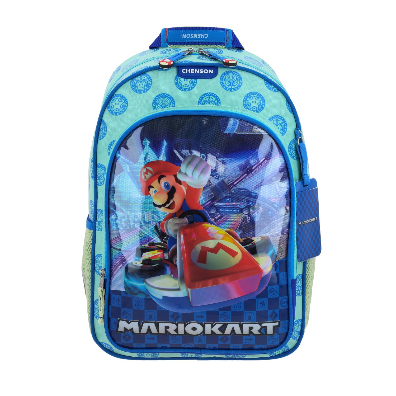 Foto 2 pulgar | Mochila Escolar Grande Chenson Mario Bros Kart Coleccion Peis Mb66280-9