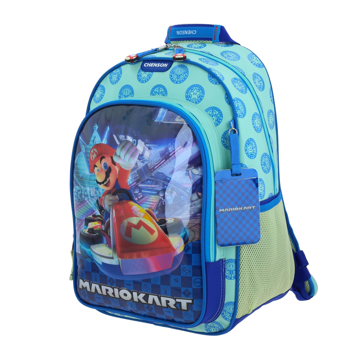 Foto 3 pulgar | Mochila Escolar Grande Chenson Mario Bros Kart Coleccion Peis Mb66280-9