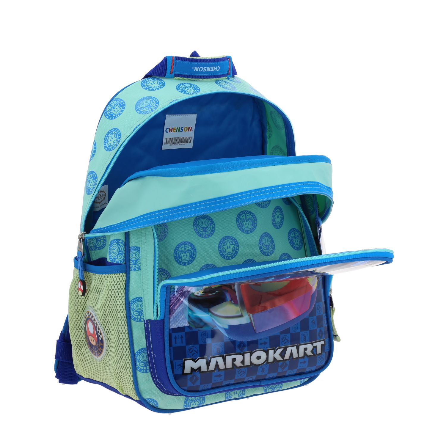 Foto 8 pulgar | Mochila Escolar Grande Chenson Mario Bros Kart Coleccion Peis Mb66280-9