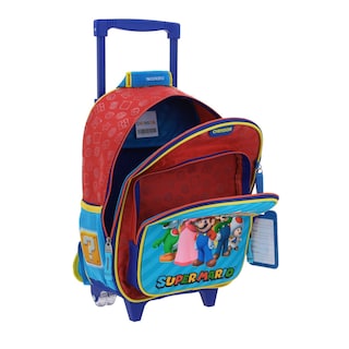 Foto 5 | Mochila Mediana Chenson Ruedas Niño Escolar Llantas Kinder Mario Bros Squat Mb66371-r Carro De Fabrica
