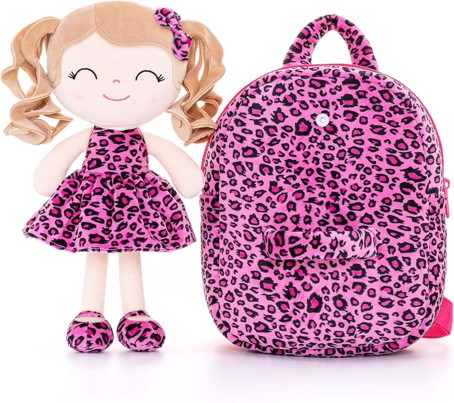 Foto 5 | Mochila Gloveleya para Niña Pequeña con Muñeca de Peluche 23 cm - Venta Internacional