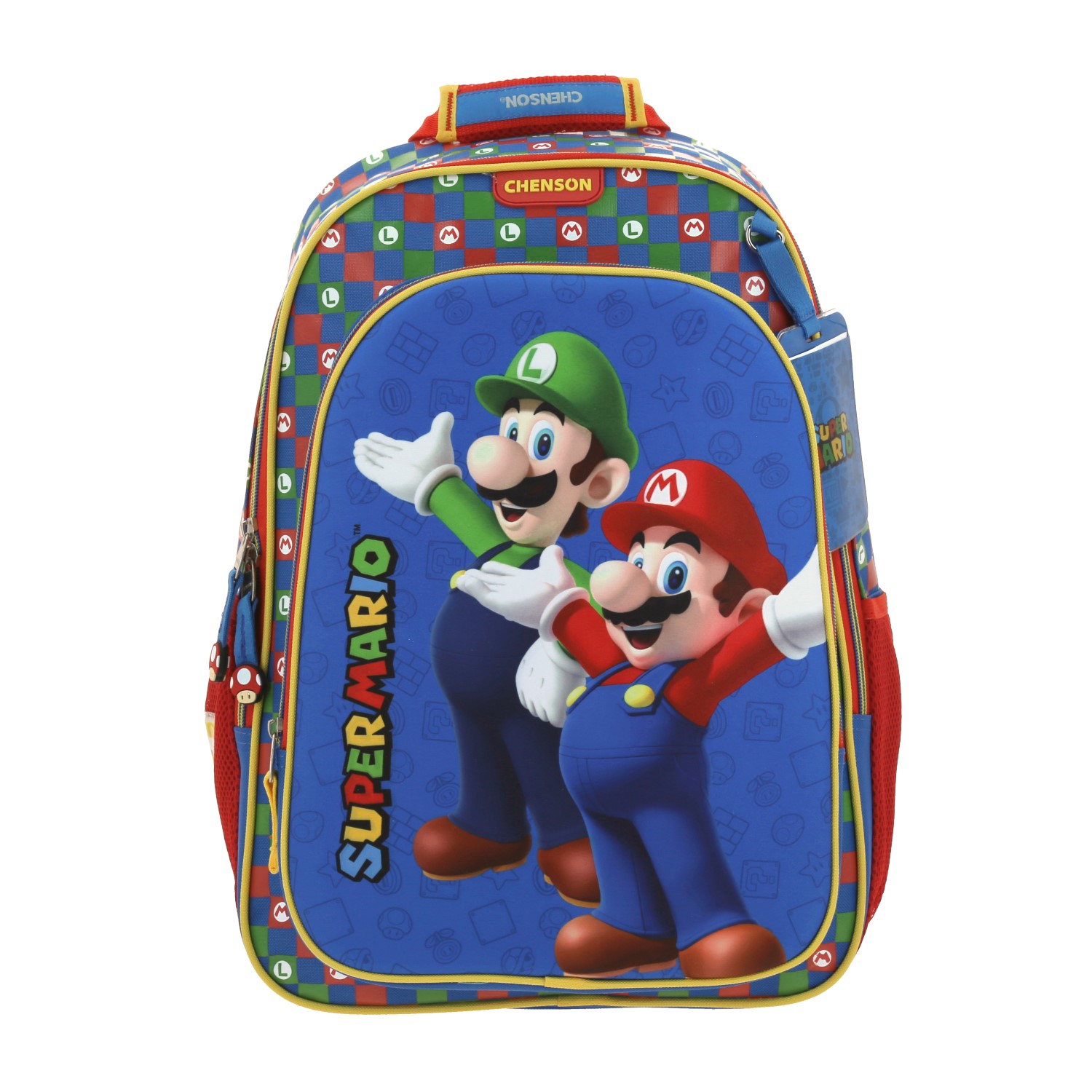 Foto 2 pulgar | Mochila Escolar Chenson Luigi y Mario Bros