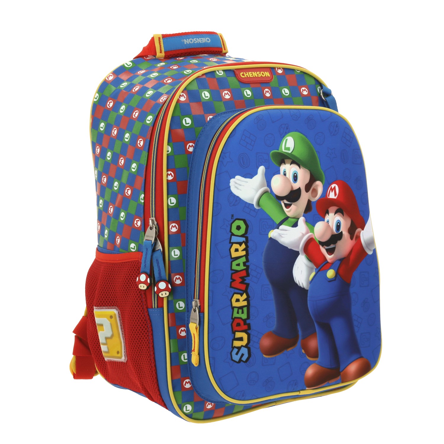 Foto 3 pulgar | Mochila Escolar Chenson Luigi y Mario Bros